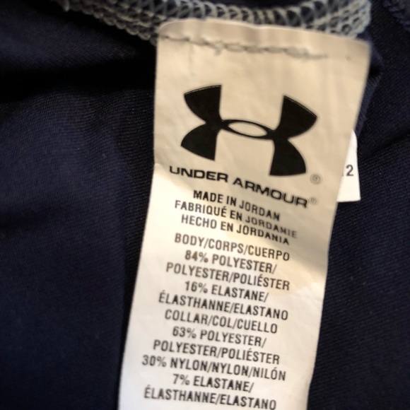 UNISEX Under Armour heat gear navy athletic shirt - Picture 5 of 6